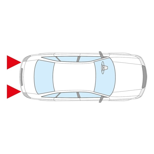 Bilpære 12V 10W BA15s 2 stk i blister