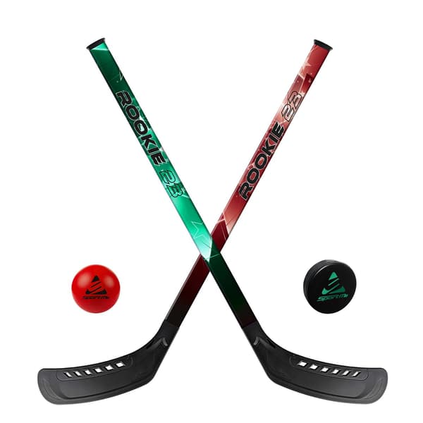 Streethockeyset för barn, 2-pack klubbor, 60 cm