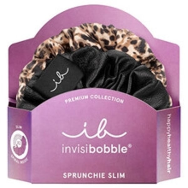 Invisibobble - Sprunchie Slim Premium Leo is the New Black - Gumička do vlasů ( 2 ks )