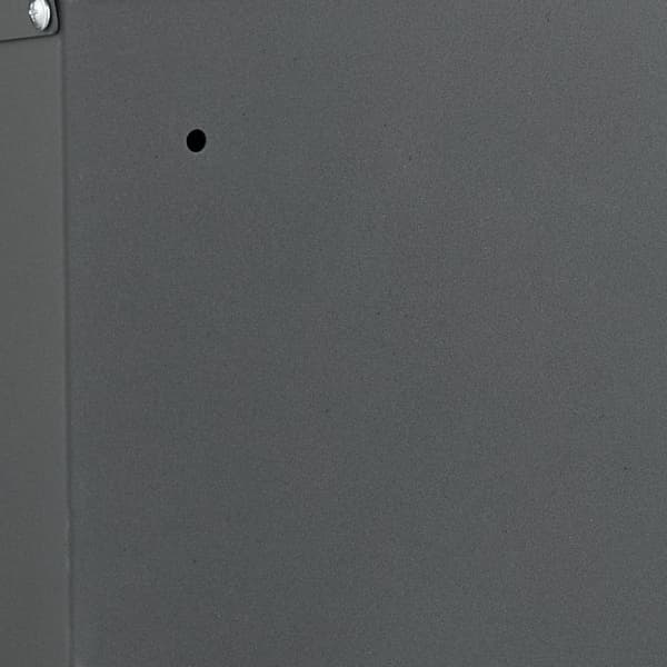 Väggmonterad brevlåda med fönster