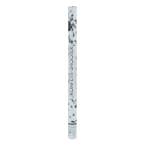 Konfettikanon 80 cm silver