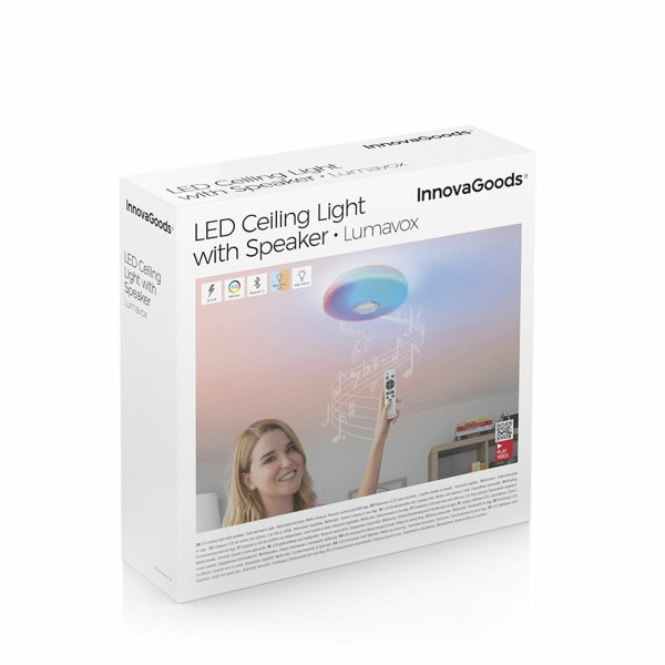 LED-kattovalaisin Kaiuttimella Lumavox InnovaGoods