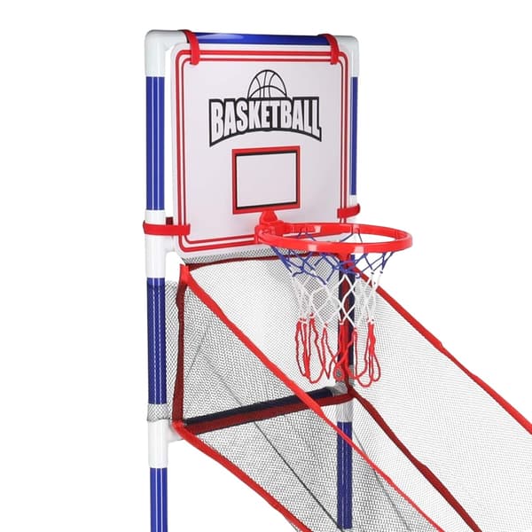 Bärbart basket arkadspel med 2 bollar och pump