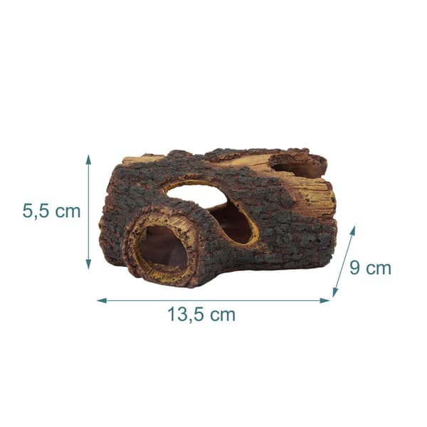 Akvariumträdstamgrottdekor, giftfri harts