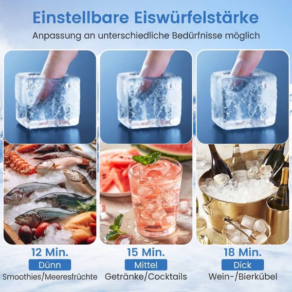 Professionel ismaskine, 25-30 kg/dag, rustfrit stål