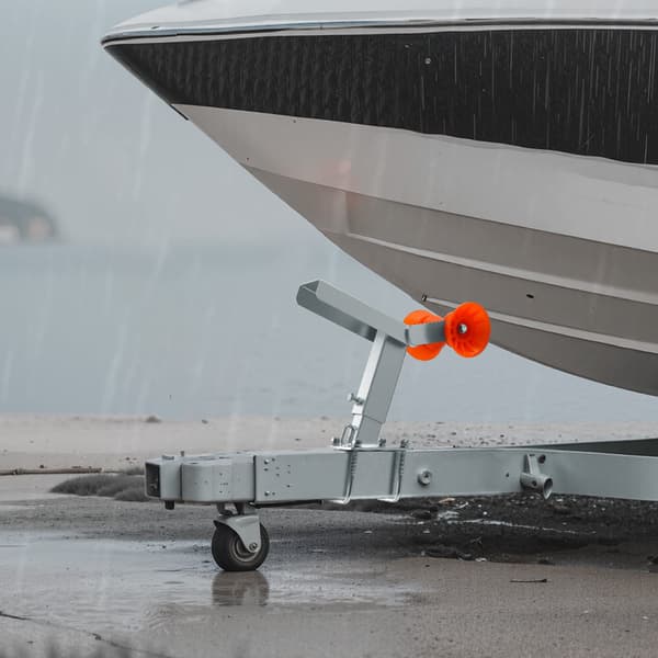 Vinschstativ för båttrailer med rulle, justerbar 35-60 cm