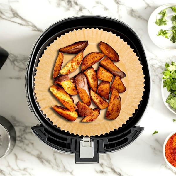 Air Fryer pappersfoder, runda, 19 cm, 50 st