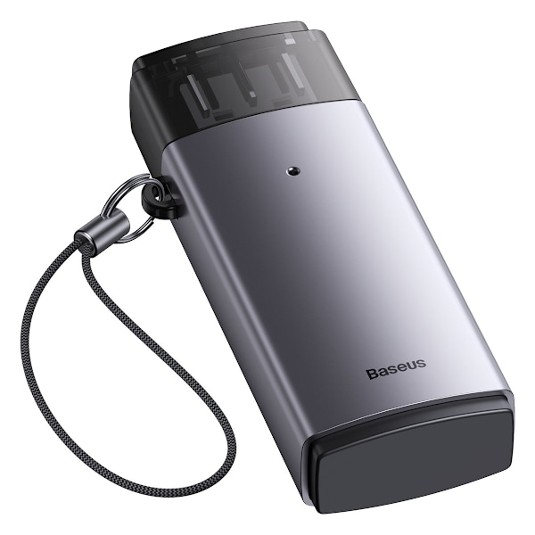 USB Lite Series SD/TF-kortläsaradapter, grå