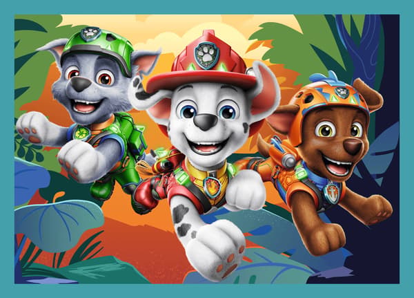 Paw Patrol 4-i-1-pusselset för barn
