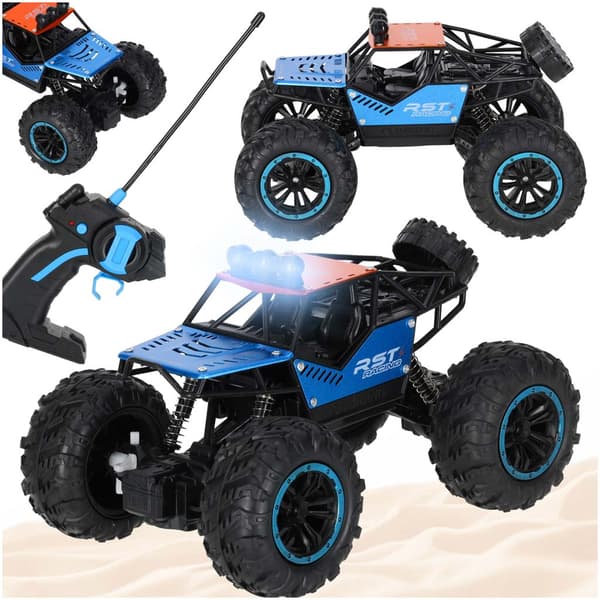 RC Terrängbil 2.4GHz, LED-lampor, USB-laddningsbar