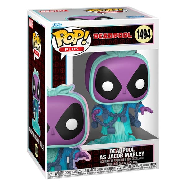 Deadpool-figur - Marvel-karaktär som Jacob Marley