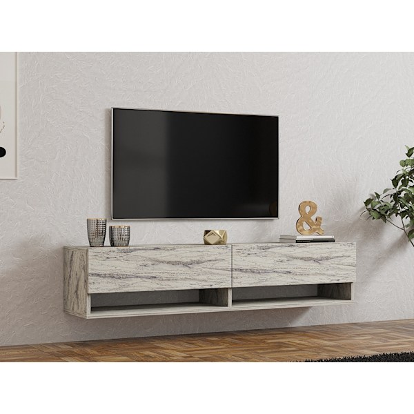 TV-enhet Arges - Freesia, marmor