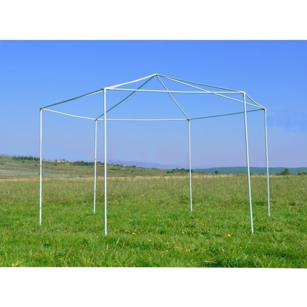Kaupallinen puutarhapaviljonki teltta 2x2x2 m hyttysverkolla