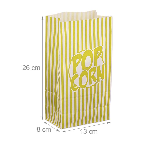 Retro popcornkartio 144 kpl