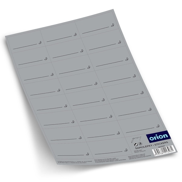 Maustetarrat harmaa itseliimautuva GRAY 23 kpl.