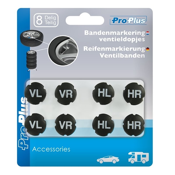 Rengasmerkkisarjan venttiilikorkit 8 kpl