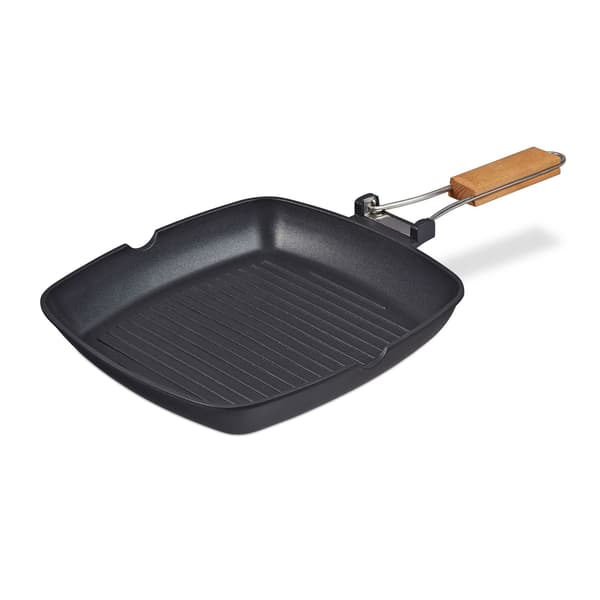 Grillpande med foldehåndtag