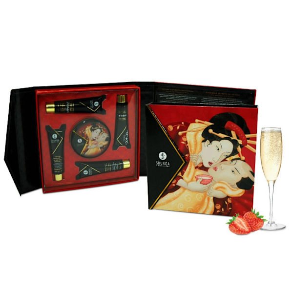 Shunga - Salainen Geisha Mansikka ja Cava Kit