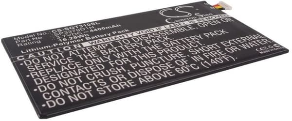 Batteri til Samsung Galaxy Tab 3 osv