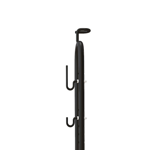 Pyöräteline, Pysty vaakasuuntainen pyöräteline, Teline, Säänkestävä, 45 x 44 x 118 cm, Metalli