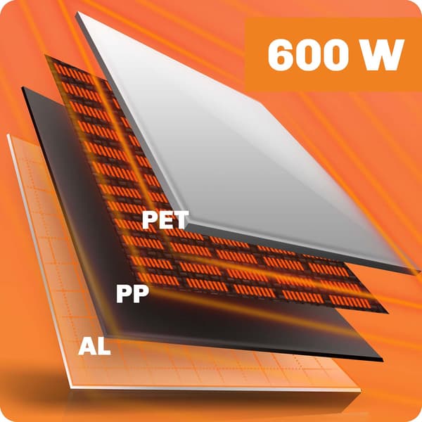 Infraröd värmare 600W Berdsen BD-980