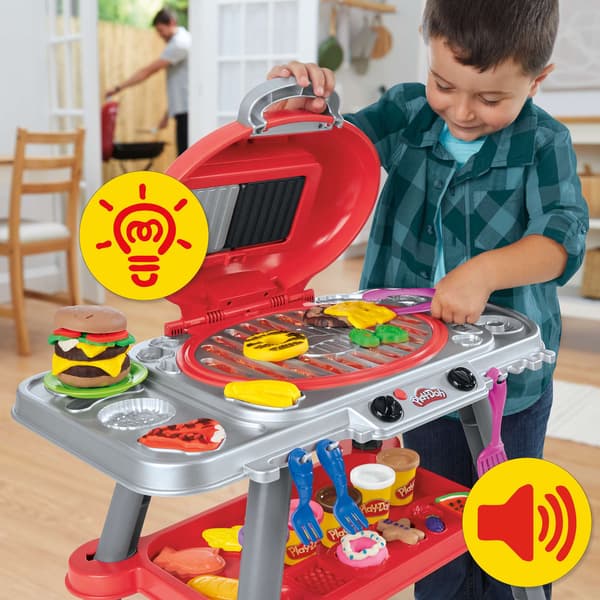 Play-Doh Sizzlin' Grill -leikkisetti ja 17 tarviketta