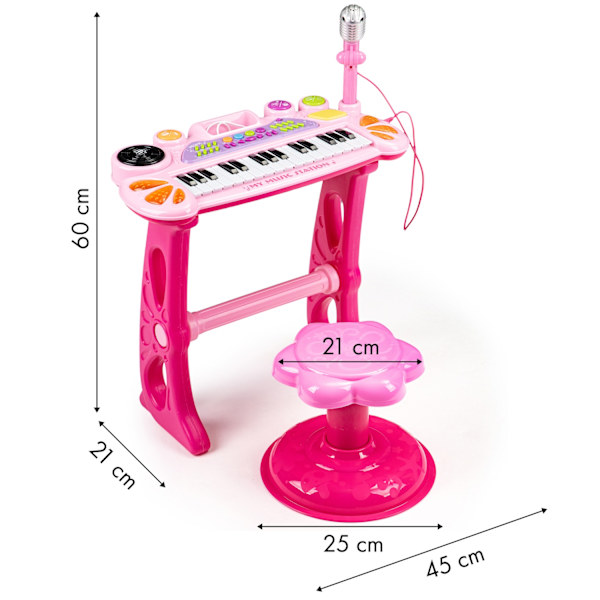 Näppäimistö urut piano mikrofonilla mp3