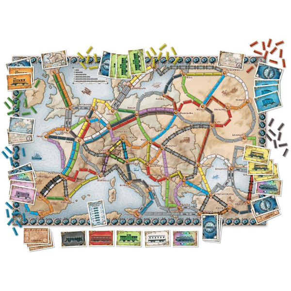 Ticket to Ride Europe - strategiapeli