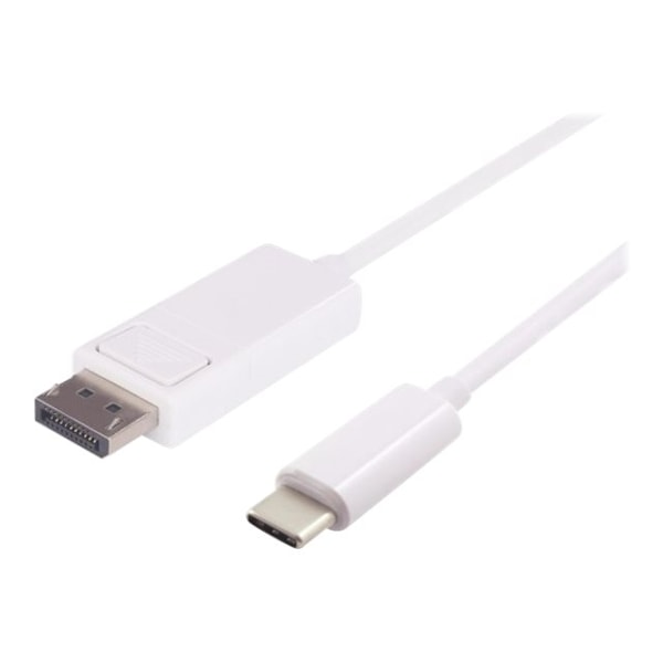 MicroConnect - Sovitinkaapeli - 24-nastainen USB-C (uros) suoraan DisplayPortiin (uros) estetty
