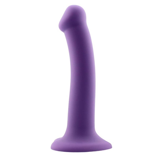 Bouncy Flydende Silikone Dildo Hiper Fleksibel 6,5 - 16,5 cm Størrelse S Lilla