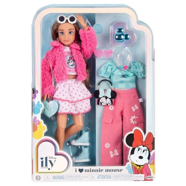 Minnie Mouse modedocka, 28 cm, perfekt för lek