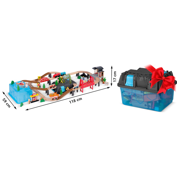 Bytog i træ 100 stk RK-879 Ricokids