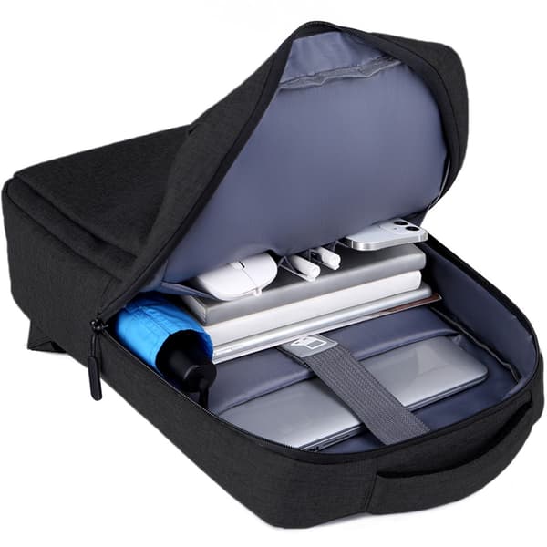 Laptoprygsæk 15,6" Sort, Vandafvisende, Polyester