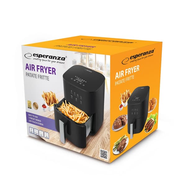 Airfryer 3,5L, Oliefri, 7 madlavningsprogrammer
