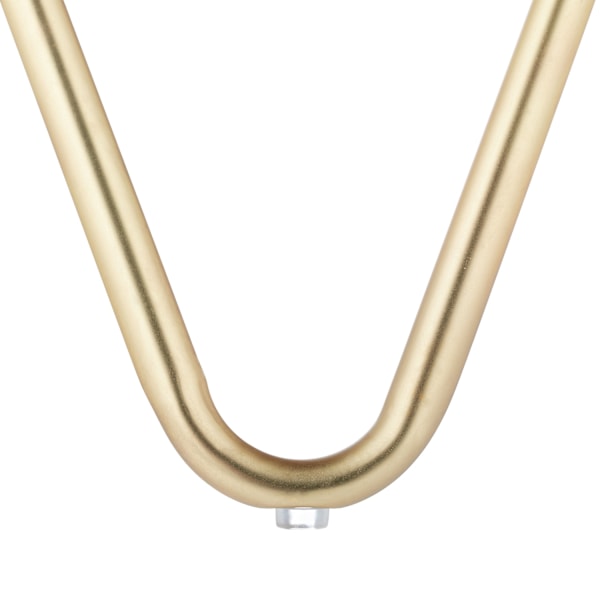 Rundt sidebord sort-guld