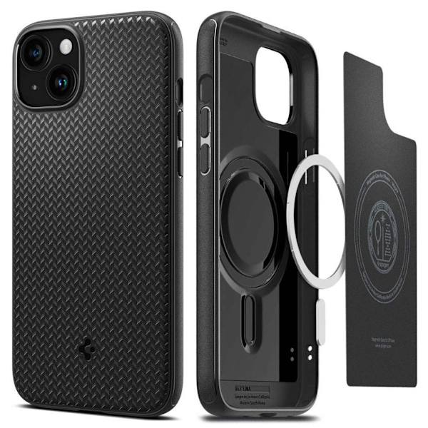 Spigen Mag Armor Magsafe iPhone 15 etui - Sort