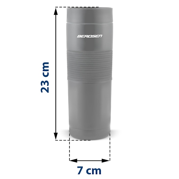 Högkvalitativ vakuumtermos 590 ml BD-784 svart