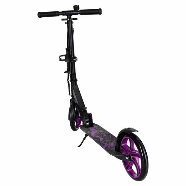 Hopfällbar stadsscooter, 200 mm hjul, justerbart styre