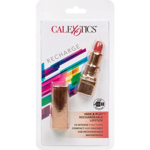 Calexotics - Bala Rechargeable Lipstick Hide & Play Red