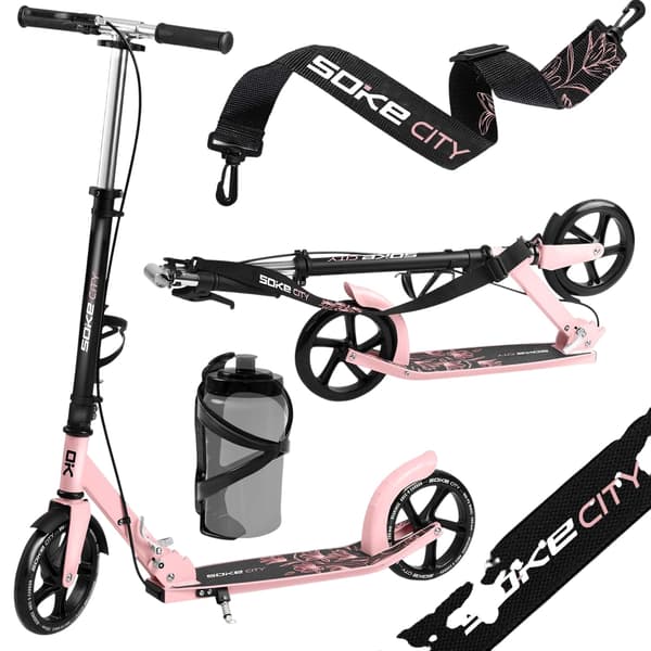 Stadsscooter Soke Svart/Rosa
