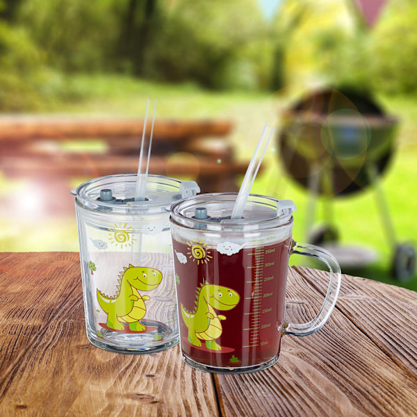 Juomalasit Kids Dino Set 2 kpl