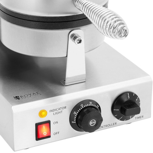Vaffelmaskine, apparat til fremstilling af vafler, hjerteform, dia. 180mm 1000W