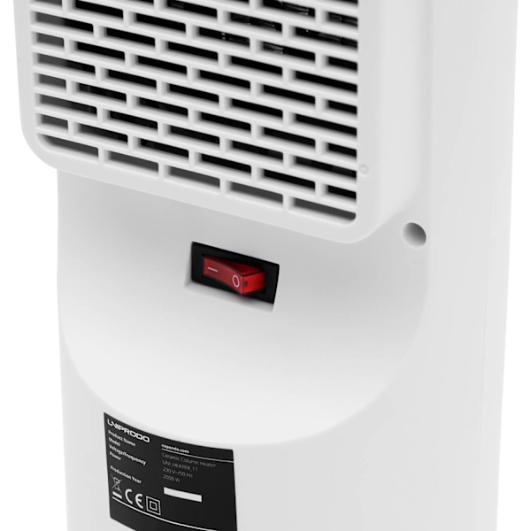 Elpelarradiator med fjärrkontroll 1200/2000 W