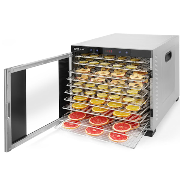 Mad dehydrator svampe urter frugt 10 riste Profi Line Hendi 229026
