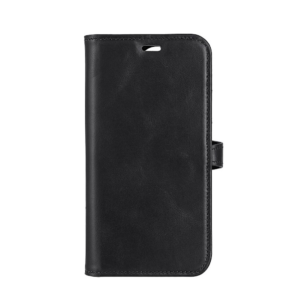 BUFFALO 2-i-1 tegnebog læder 3 kort iPhone 14 Pro 6.1" Sort
