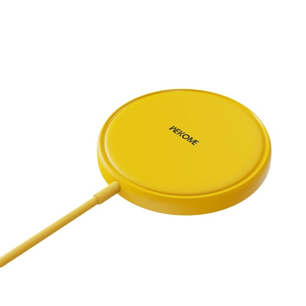WEKOME WP-U166 Tint Series - MagSafe 15W induktiv oplader (gul)