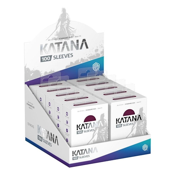 Ultimate Guard Katana Sleeves -standardin kokoinen Radiant Plum (100)