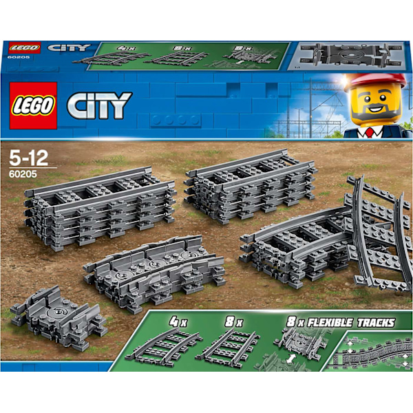 LEGO City Trains 60205 - Raiteet
