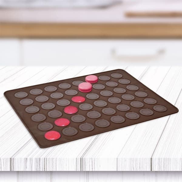 Bakform i silikon för franska macarons - två storlekar