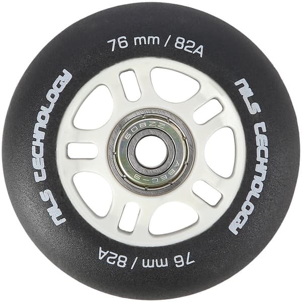 Musta 76x24 82A PU-pyörät ja ABEC-9 laakerit